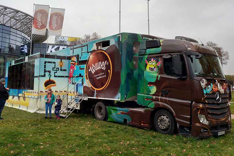 Wawel Truck na Jarmarku Bożonarodzeniowym we Wrocławiu
