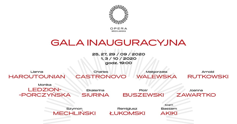 Gala Inauguracyjna w Operze Wrocławskiej