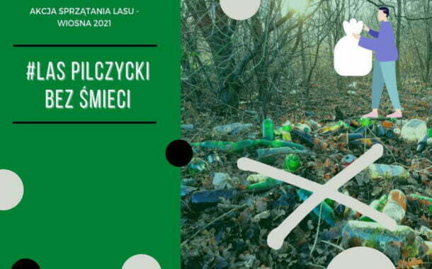 Las Pilczycki bez śmieci | akcja sprzątania lasu