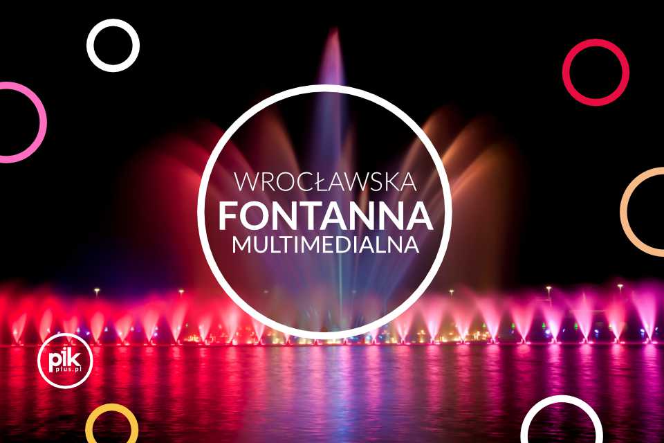 Wrocławska fontanna multimedialna na Pergoli - sezon 2024