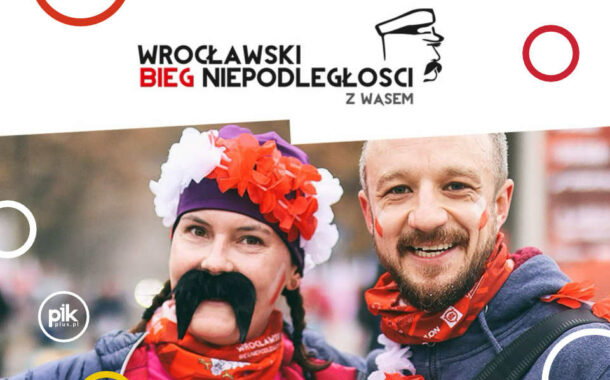 Wrocławskiego Biegu Niepodległości z wąsem!