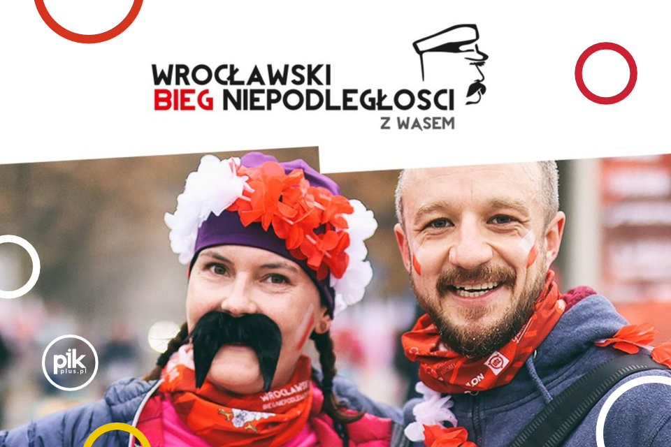 Wrocławskiego Biegu Niepodległości z wąsem!