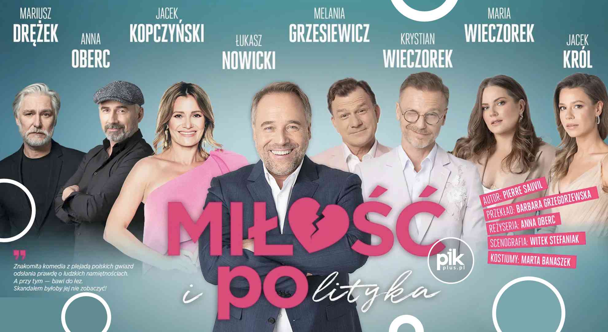 Miłość i polityka | spektakl we Wrocławiu - Bilety